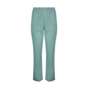 Weird Fish Womens/Ladies Malorri Natural Cotton Pants / Mineral Blue